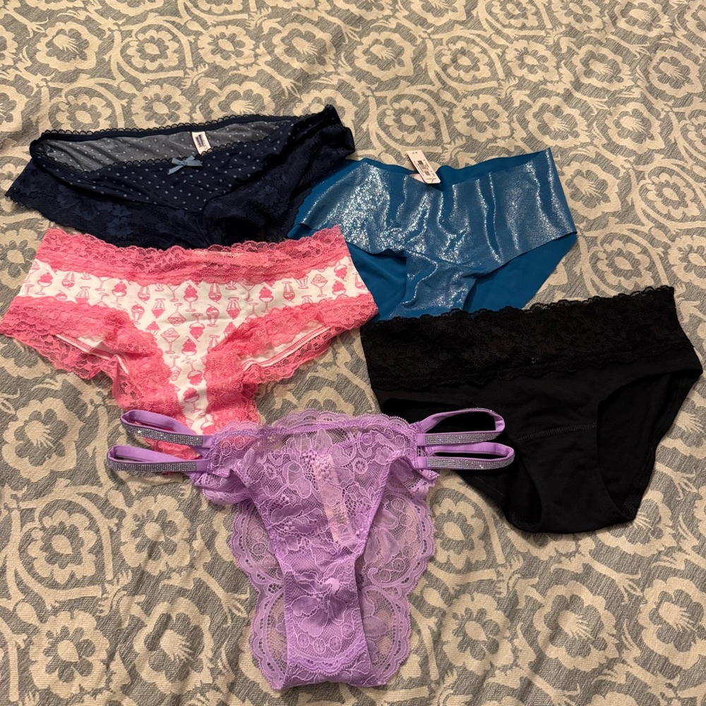 Victoria Secret 5pc panties Bundle